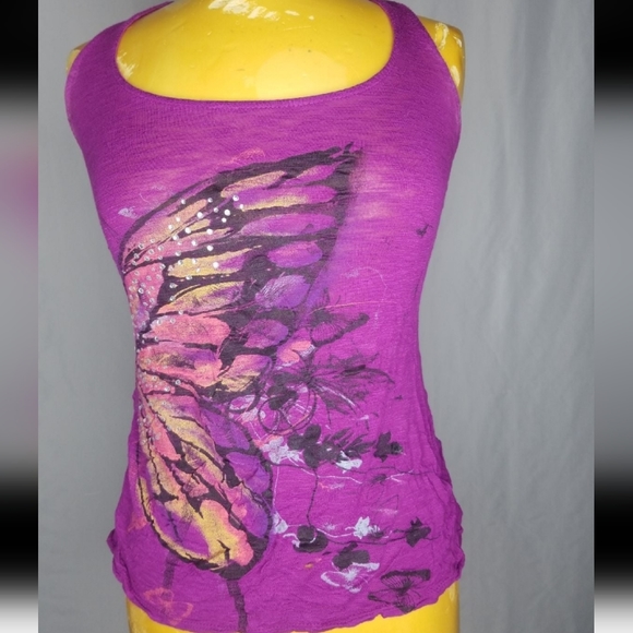 Forever 21 Tops - SOLD Twentyone purple racerback tank top